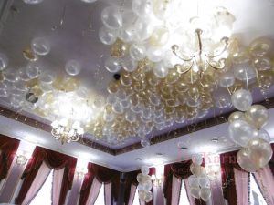 Украшение свадеб гелиевыми шарами фото