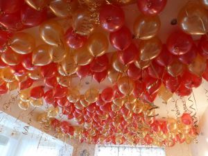 Декор свадьбы гелиевыми шарами в Москве 