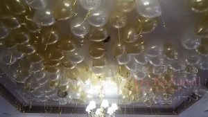 Украшение свадьбы гелиевыми шарами недорого в Москве 