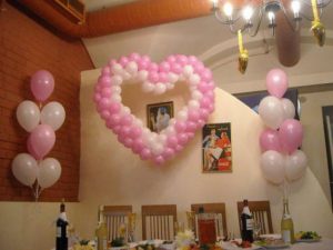 Украшение свадеб воздушными шарами красиво 
