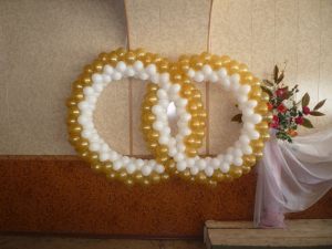 Украшение свадеб воздушными шарами в Москве 